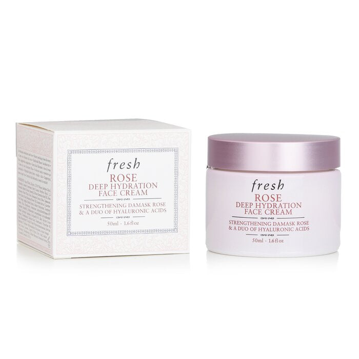 Fresh Rose Deep Hydration Face Cream - Normal to Dry Skin Types 50ml 馥蕾诗玫瑰保湿面霜