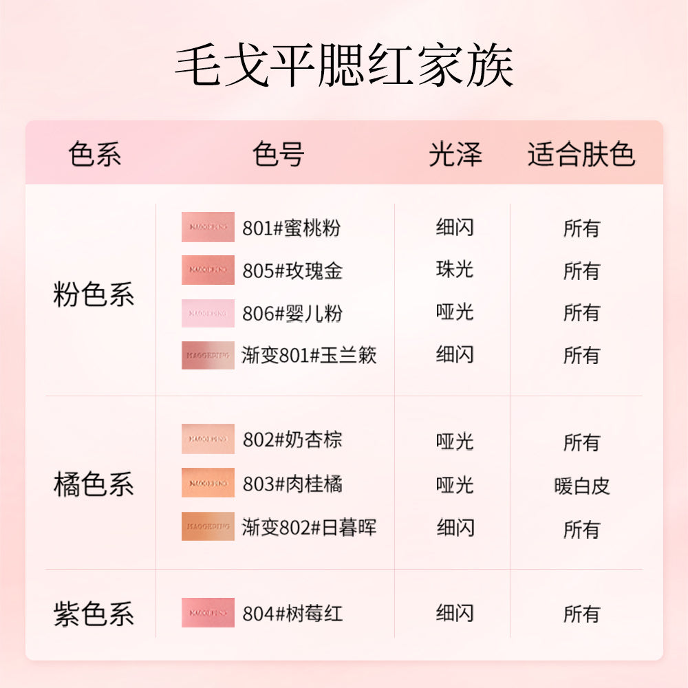 MAOGEPING 毛戈平柔纱欢颜腮红