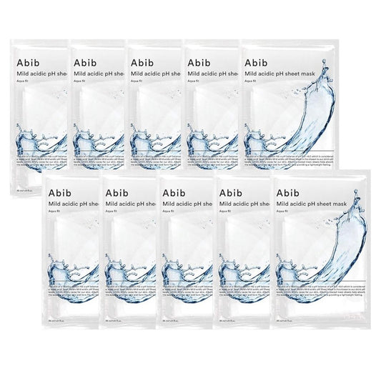 Abib Mild Acidic pH Sheet Mask Aqua Fit 10 Sheets 水库面膜10片