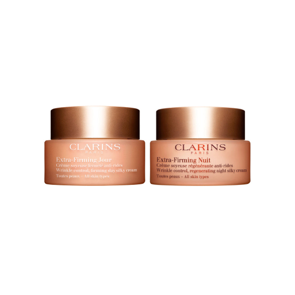 CLARINS Extra-Firming Expertise Set Day Cream 50ml + Night Cream 50ml 娇韵诗弹簧面霜日霜+晚霜