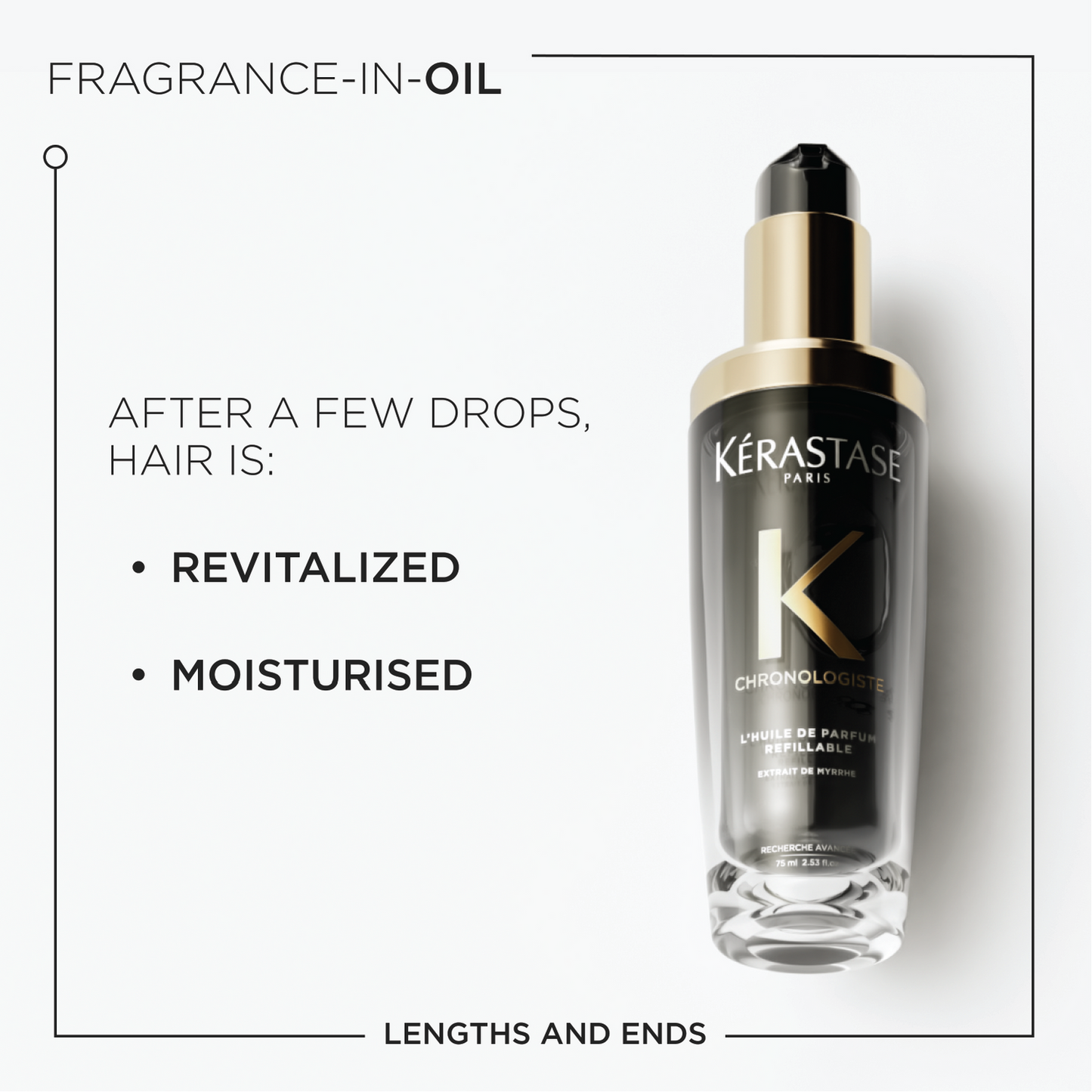 Kerastase Chronologiste L’Huile De Parfum Revitalising Hair Oil 75ml 卡诗黑钻护发精油