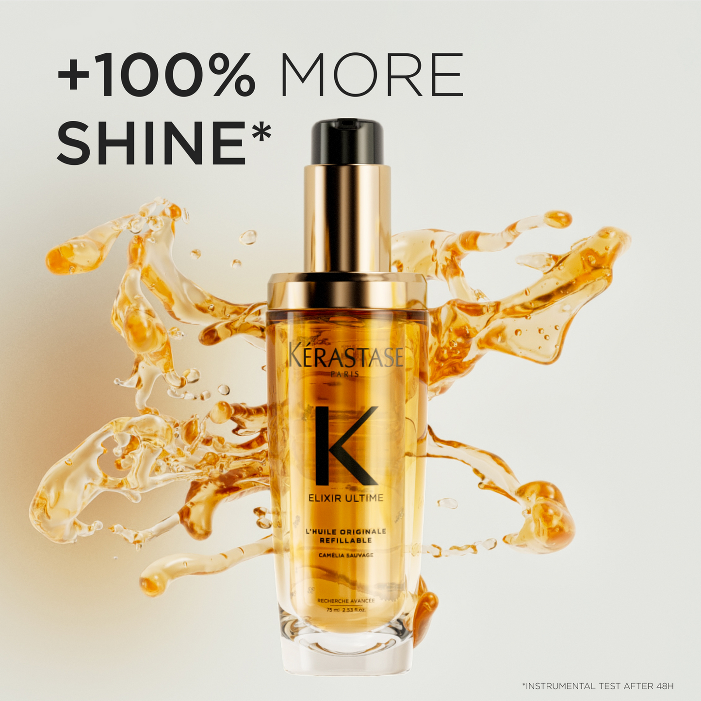 Kerastase Elixir Ultime Original Refillable Hair Oil 75ml 卡诗山茶花护发精油