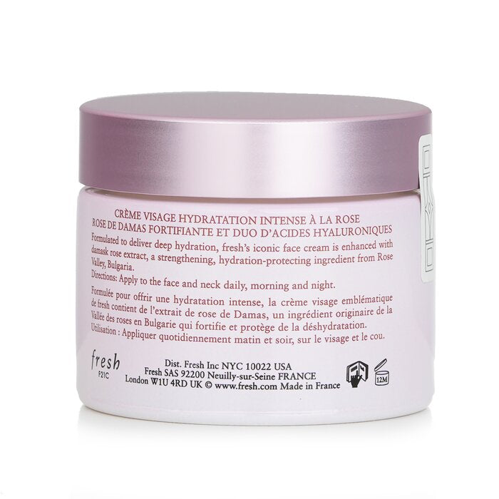 Fresh Rose Deep Hydration Face Cream - Normal to Dry Skin Types 50ml 馥蕾诗玫瑰保湿面霜