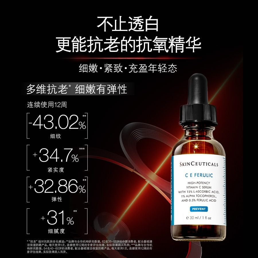 SkinCeuticals C E Ferulic 30ml 修丽可维生素CE复合修复精华